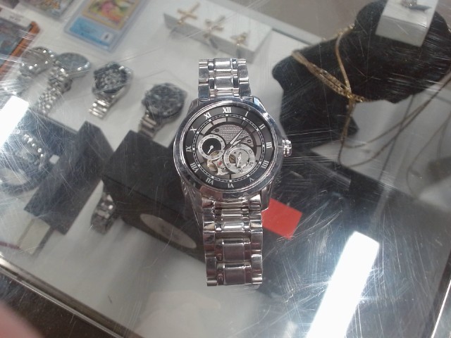 Montre automatic open work stainless stl