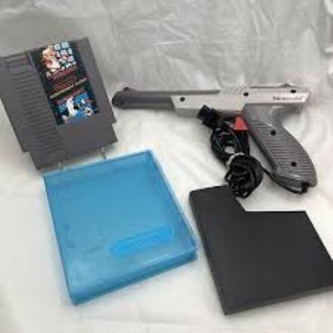 Gun avec jeux nintendo    duck hunt