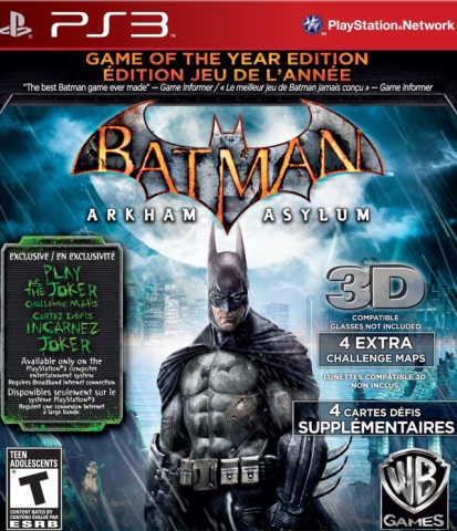 Batman arkham asylum 3d ps3
