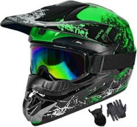 Casque de velo style motocross