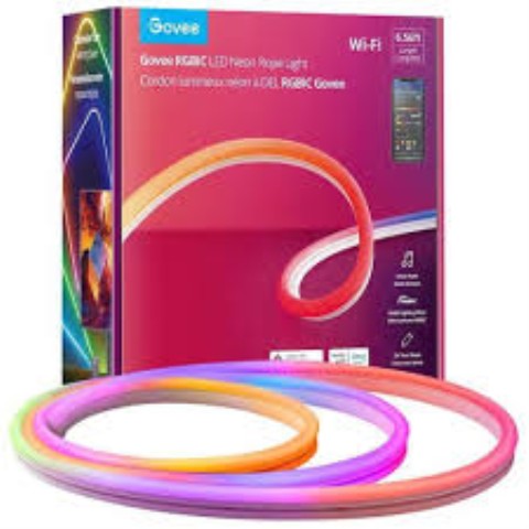 6.56ft neon rope light govee new in box