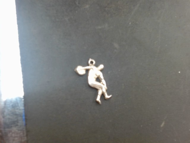 Breloque sybole de lancer de la pierre