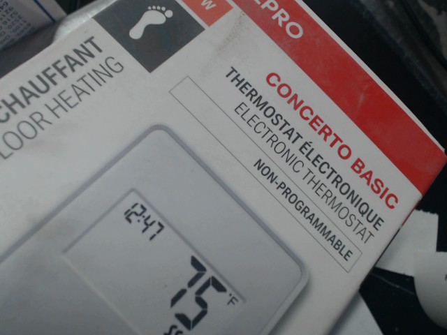 Thermostat electronique floor heating