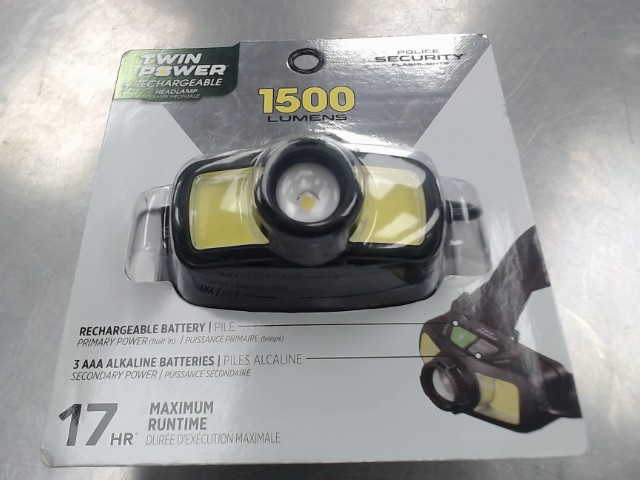 Police security twin power 1500 lumens