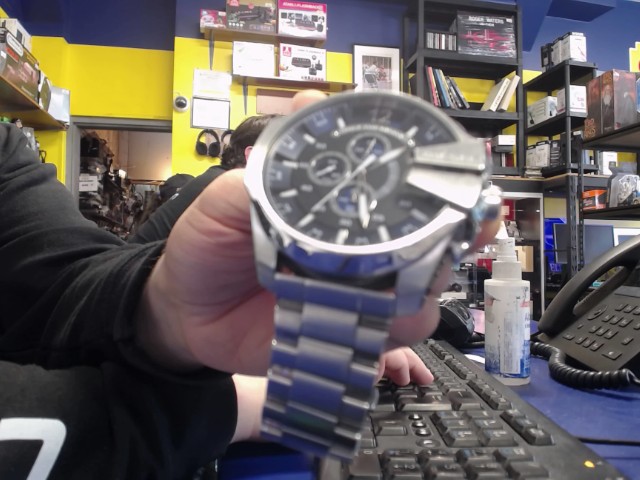 Montre diesel dial bleu