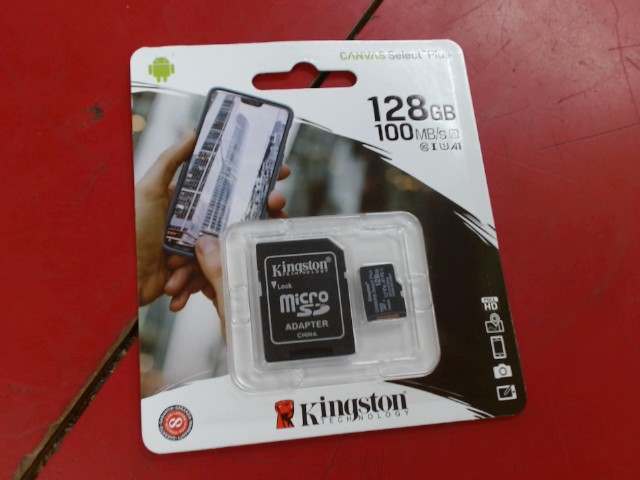 Carte micro sd 128gb 100mb/s+adaptateur
