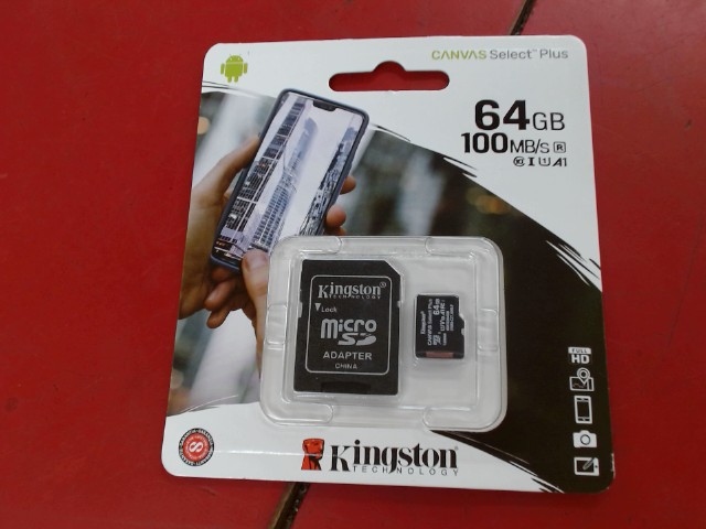 Carte micro sd 64gb 100mb/s+adaptateur
