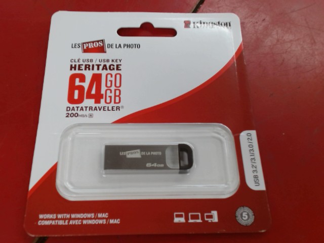 Cle usb data traveler 64gb 200mb/s neuve