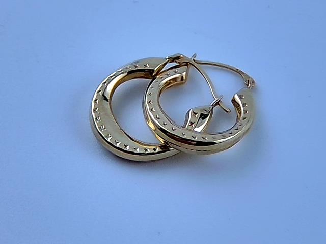 BOUCLES D OREILLES EN OR 10KT