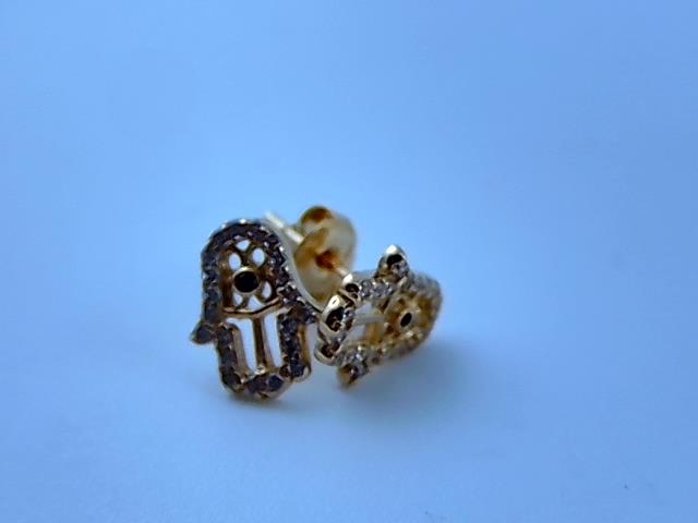 BOUCLES D OREILLES EN OR 14KT