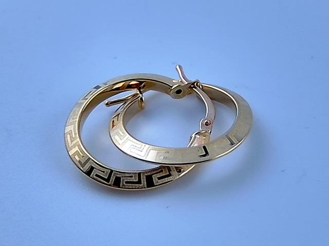 BOUCLES D OREILLES EN OR 10KT