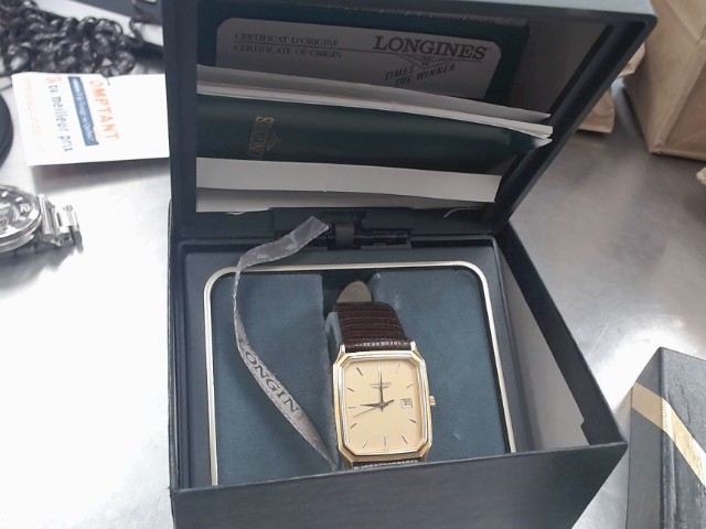 Montre dor�e jf goyette kgf canada + box