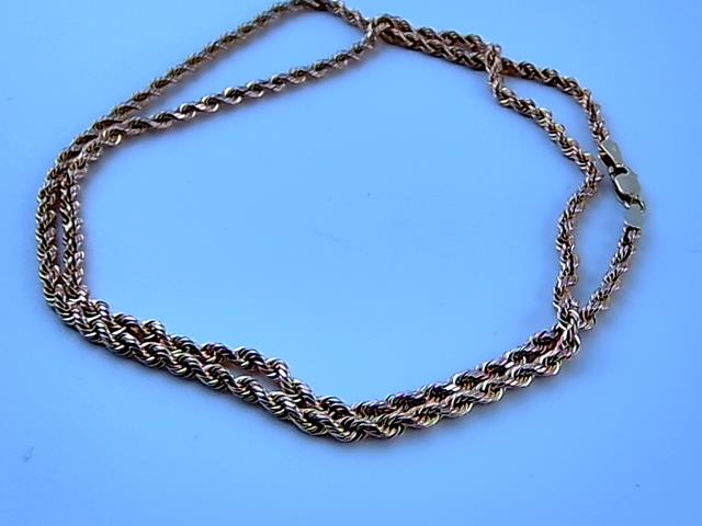 CHAINE TORSADE EN OR 10KT 