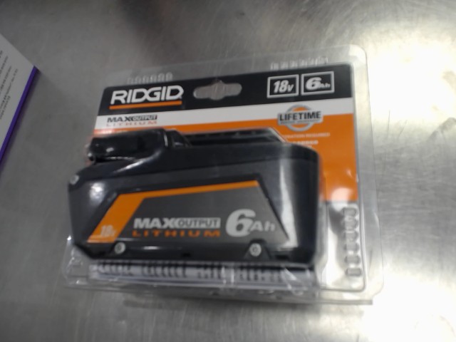 Batterie ridgid 6ah neuf