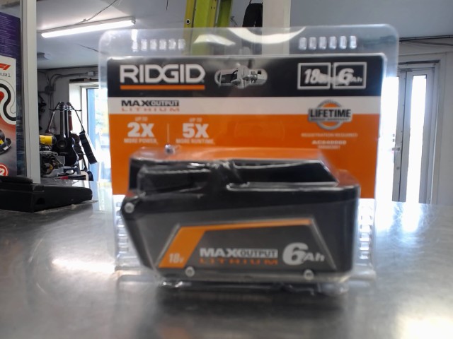 Battreie ridgid 6ah neuf en boite