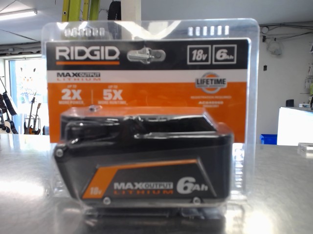 Batterie ridgid 6ah neuf en boite
