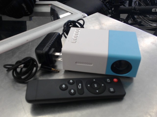 Projecteur bleu et bland hdmi av fil