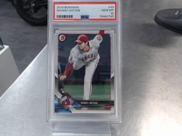2018 bowman shohei ohtani rookie #49