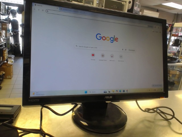 Led lcd monitor 1080 + speaker integre