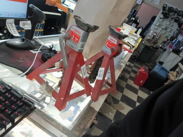 Pair axle stand 2 ton