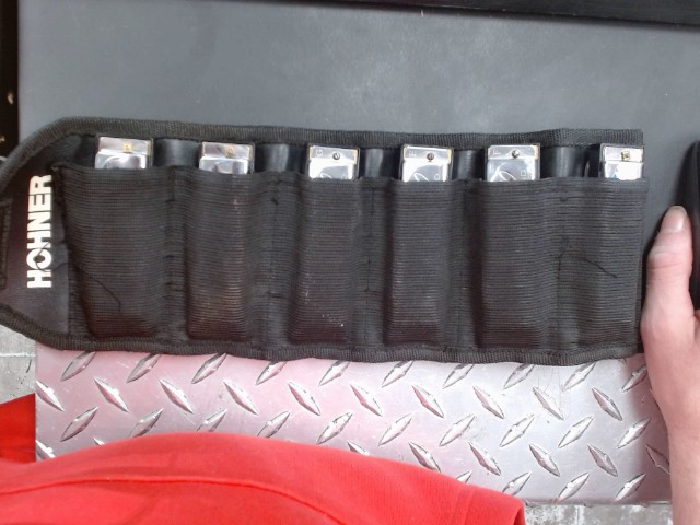 Ensemble de 6 harmonicas 6x