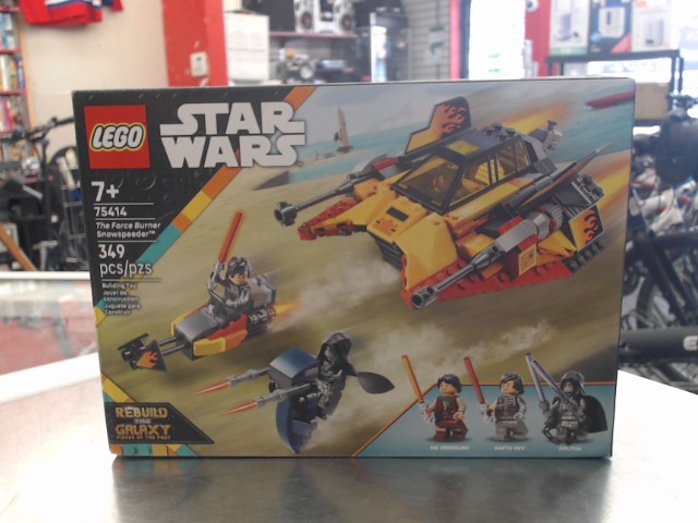 The force burner snowspeeder lego