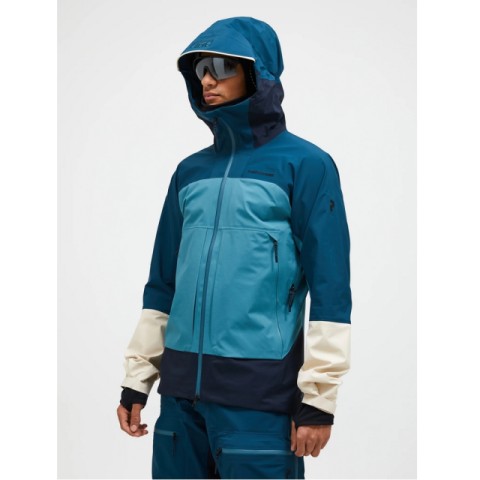 Manteau de printemps bleu peak perfotman