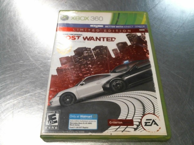 Need for speed most wanted limited editi