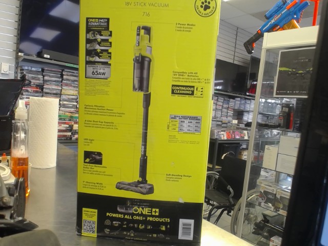 Aspirateur sans fil ryobi neuf en boite