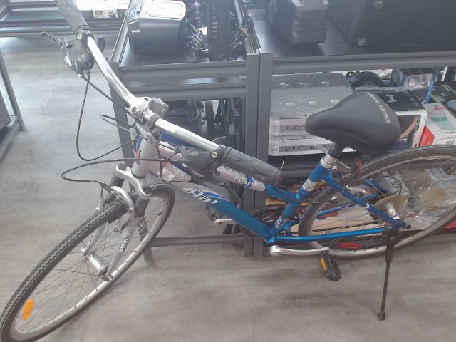 Velo route bleu/gris