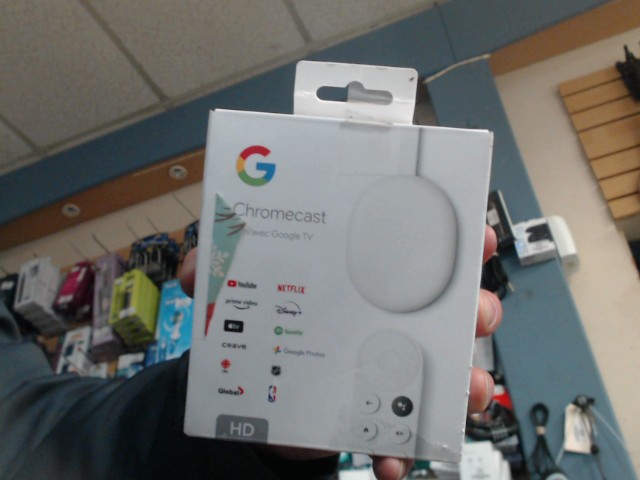 Chrome cast use dans boite
