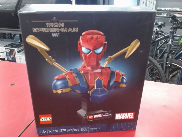 Iron spider-man bust 379pcs neuf/new