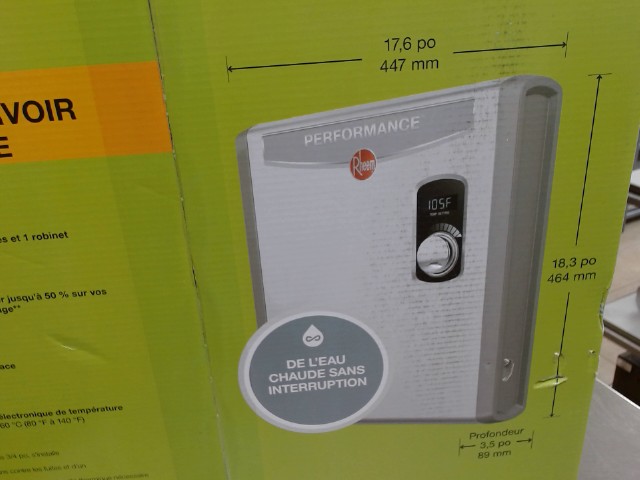 Tankless water heater