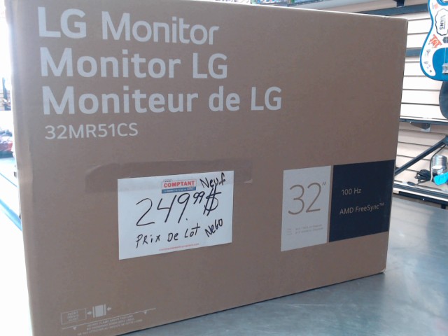 Moniteur d'ordinateur 32 pouces neuf