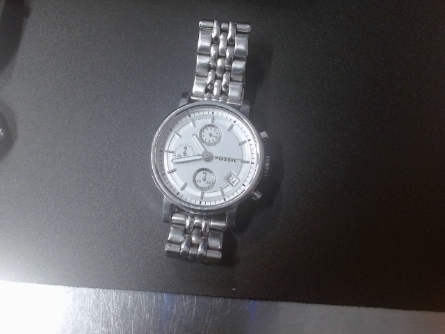 Montre fossile siver