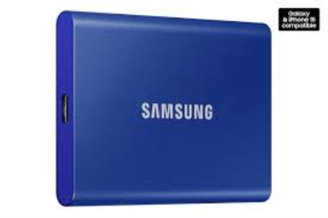 Ssd samsung t7 1tb bleu