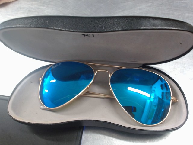 Aviator rayban p gold frame polarized