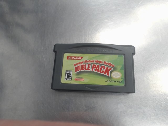 Jeu gameboy ninja turtles double pack