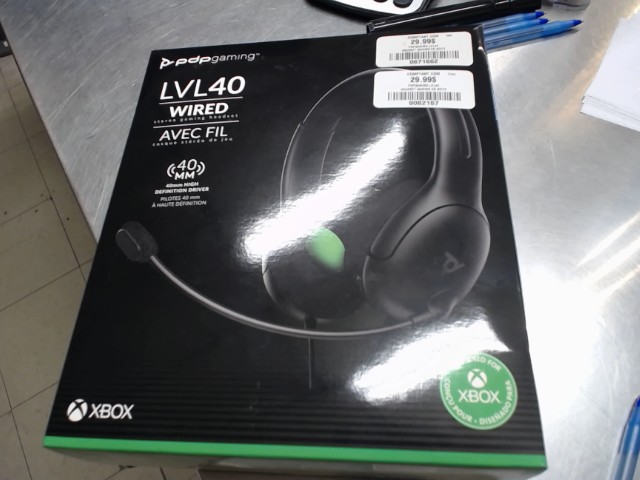 Headset gaming en boite