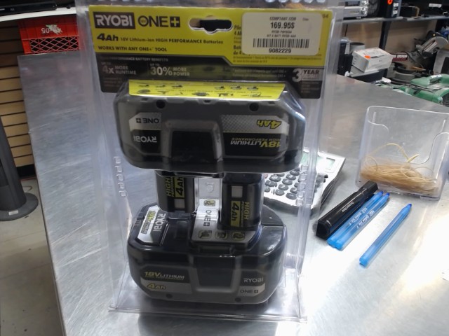 Kit 2 batt ryobi 4ah