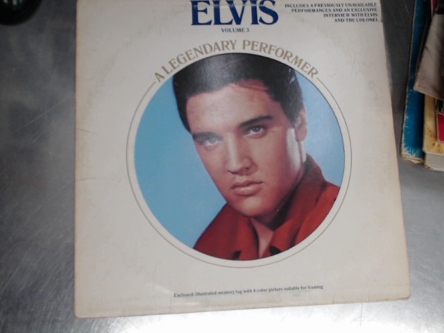 Elvis vol 3 a legendary performer