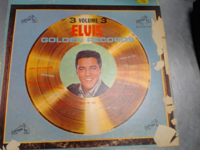 Elvis voil 3 golden records