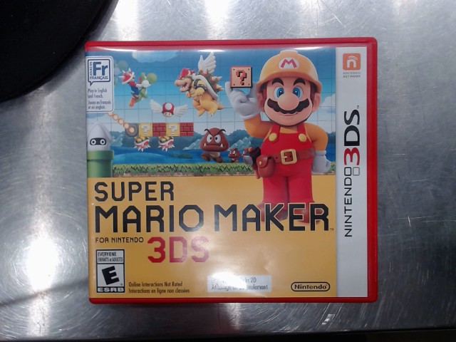 Super mario maker nintendo 3ds