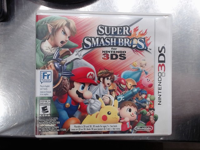 Super smash bro for nintendo 3ds