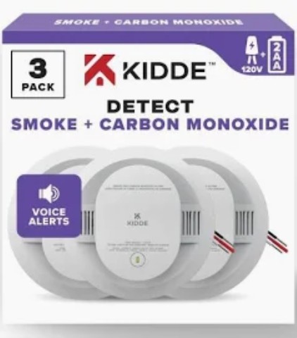 3 pack smoke detector