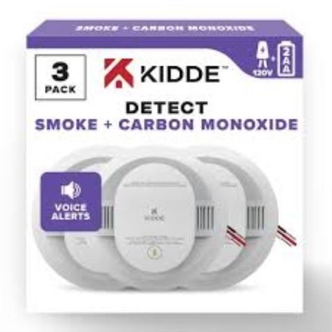 3 pack of smoke detectors