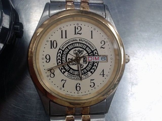 Montre 2 tone no brande bracelet elastic