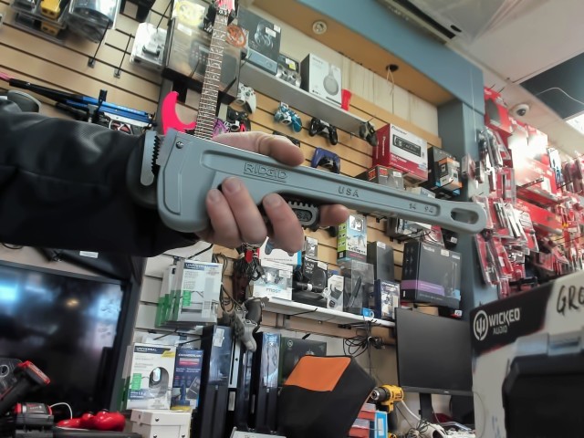 Pipe wrench alu 14in