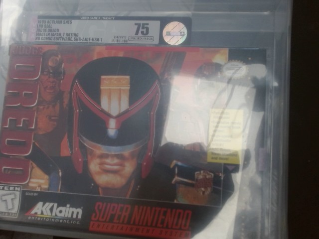 Snes 1995 judge dredd graded 75