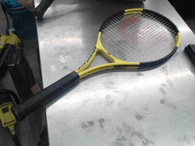 Raquette tennis jaune